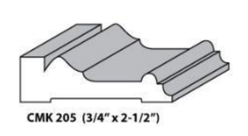 Door and window casing profile CMK 205